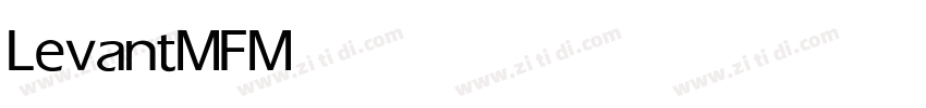LevantMF Medium字体转换
